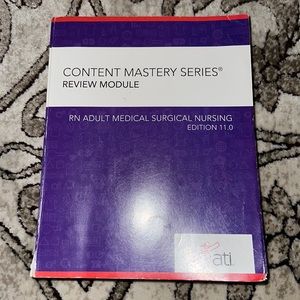 ATI content mastery series RN adult medical surgical nursing